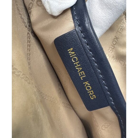 Michael Kors Denim & Canvas Convertible Crossbody Bag - Picture 11 of 14